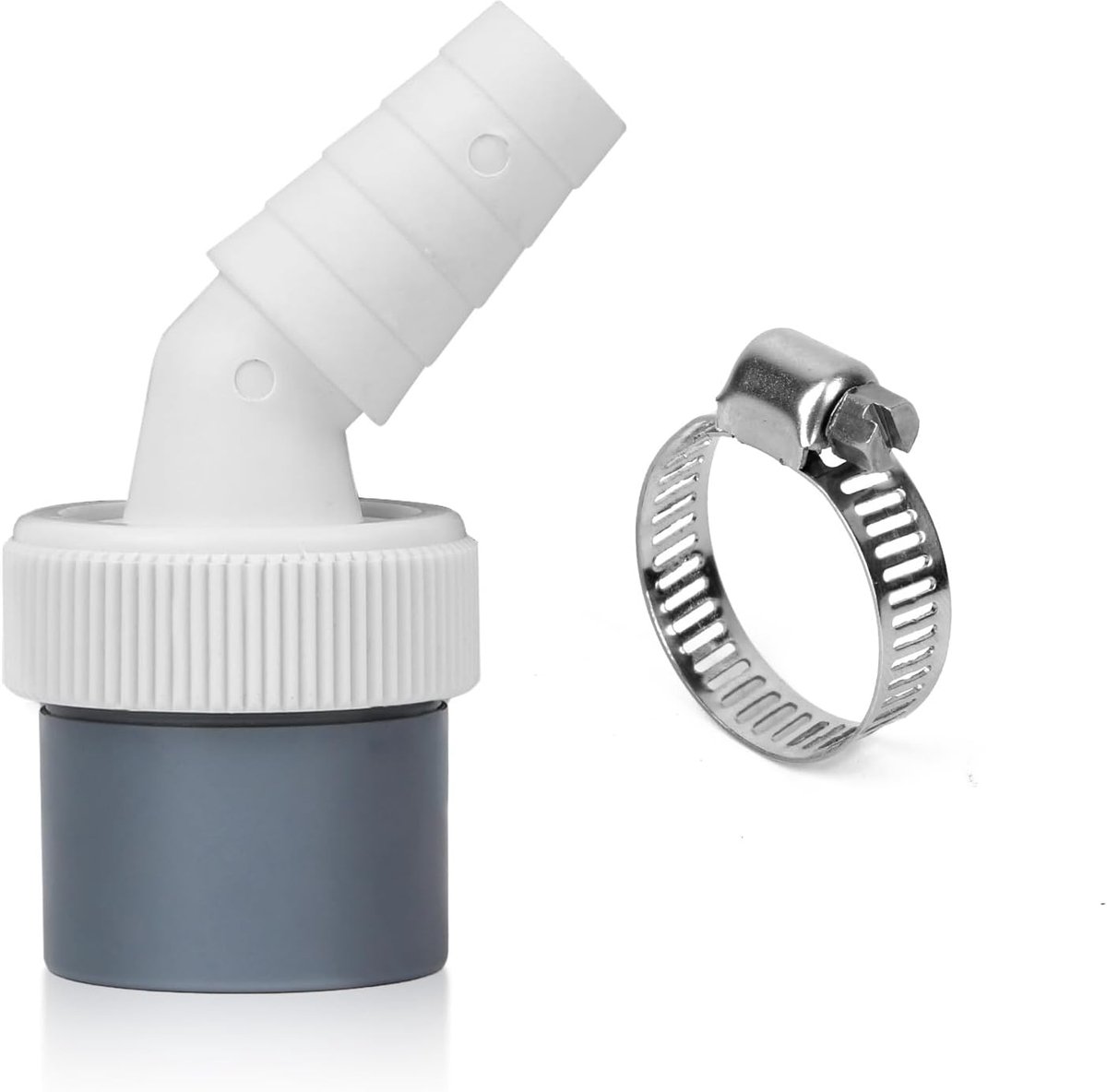 Afvoeradapter voor Wasmachine en Vaatwasser 18-24mm met Slangklemmen