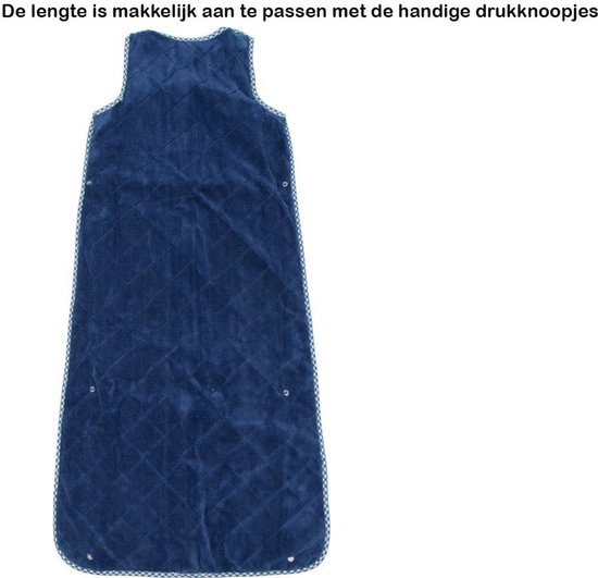 kraam cadeau –Lief!- Slaapzak 110 cm & Badjasje in blauw - Zacht, Comfortabel - jongens- 1-2 jaar — afbeelding 5