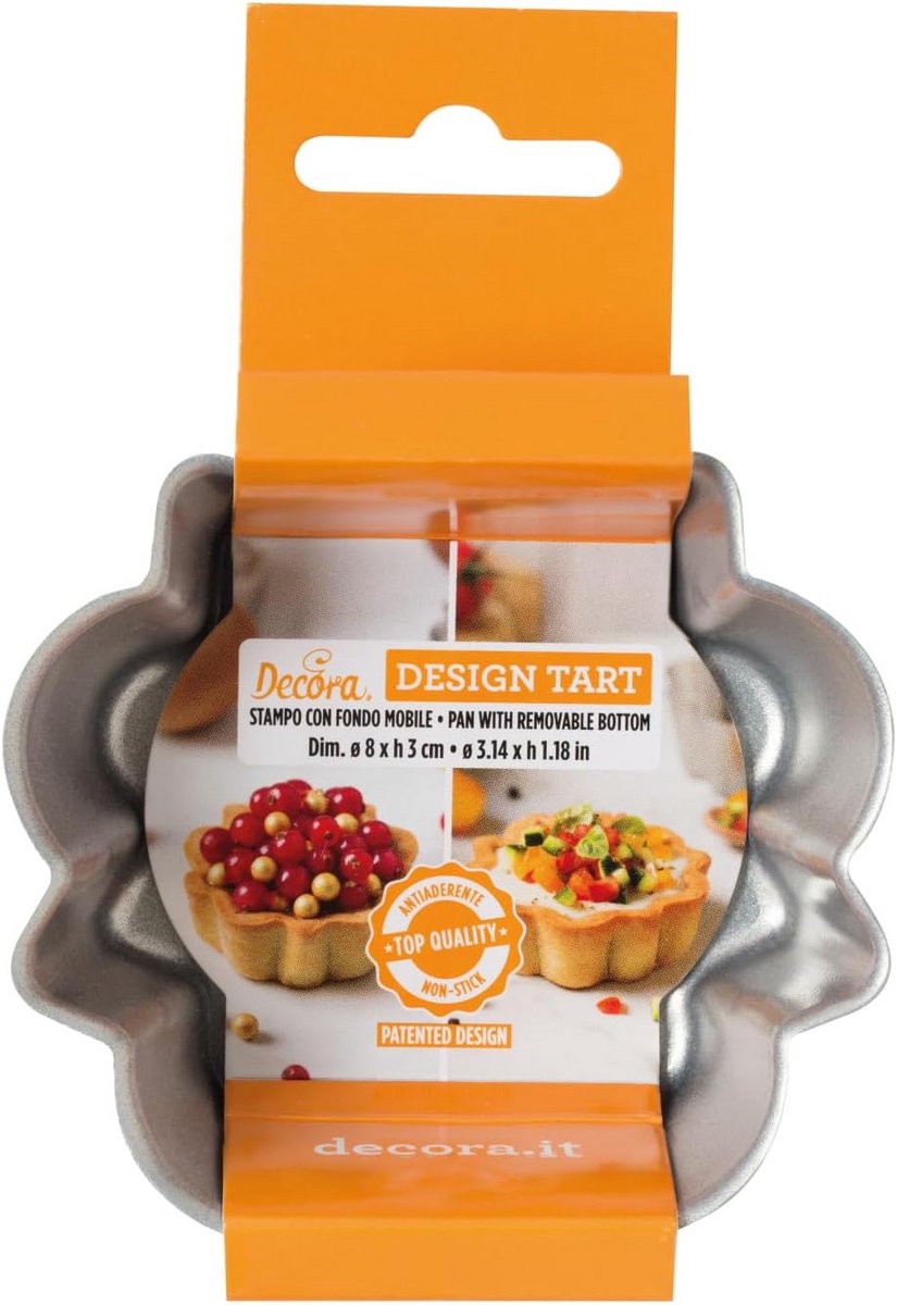 Ronde Bakvorm met Losse Bodem 8x3 cm - Antiaanbaklaag voor Perfecte Taarten