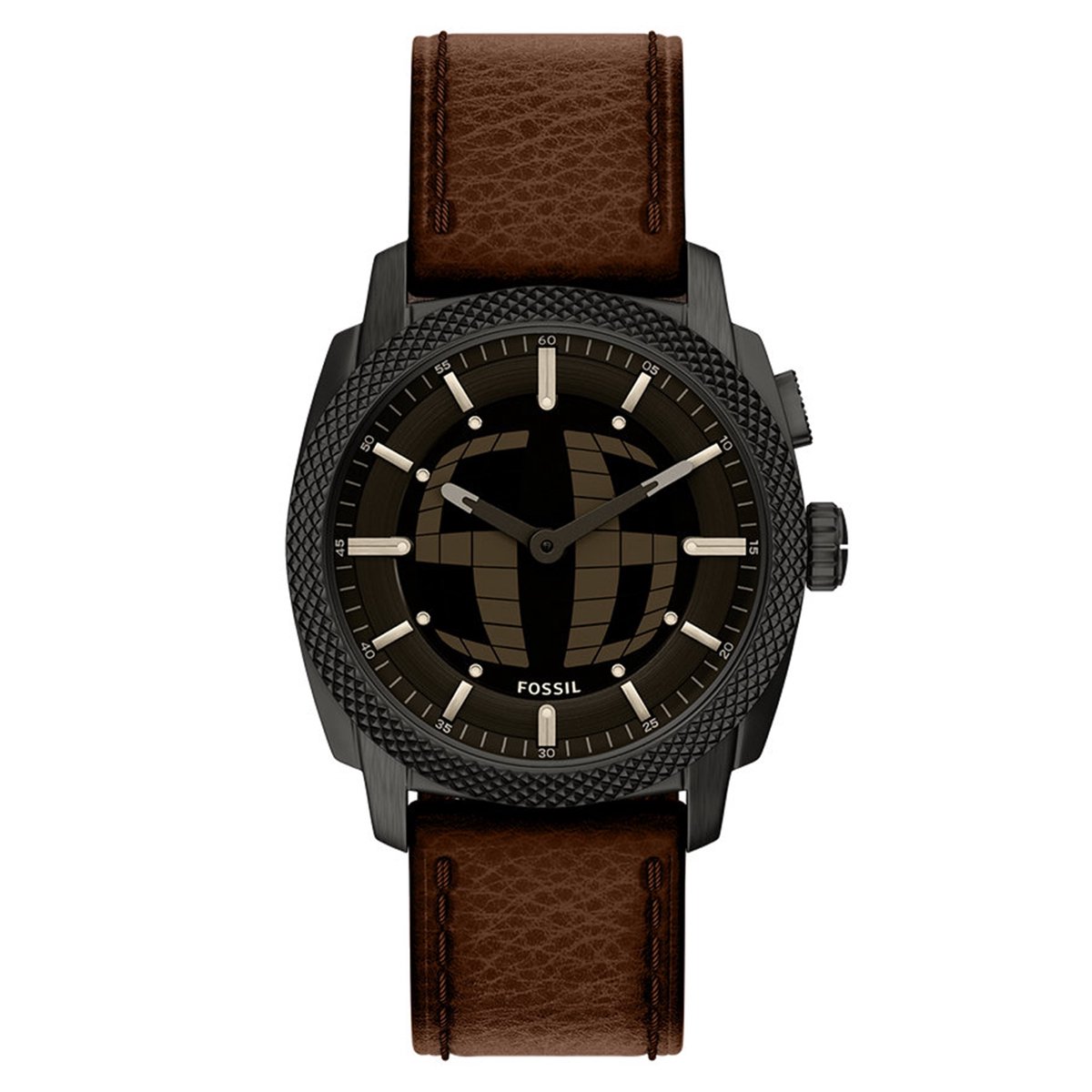 FOSSIL Big Tic FS6165 Mannen Horloge 41 mm Bruin