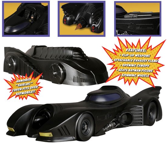 Mezco Toys Batman (1989) 5 Points Vehicle Batmobile Vehicles