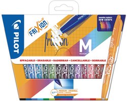Pilot FriXion - Rollerball pennenset - uitwisbaar - 15 kleuren - in blister