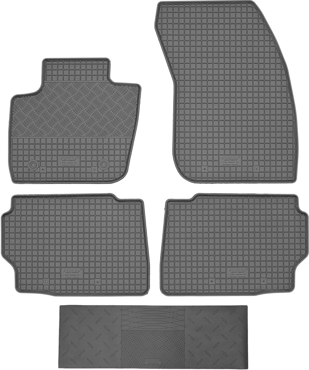 Max-Dywanik Rigum - Ford Mondeo V - Rubber - Precisie Vorm - Geen Geur