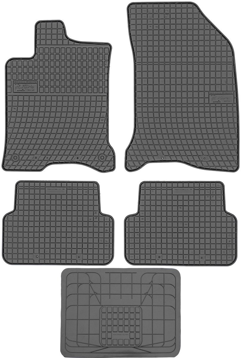 Frogum ET0756 Serie - Renault Laguna II - Rubber Matten - 2001-2007 - Zonder Stoppers