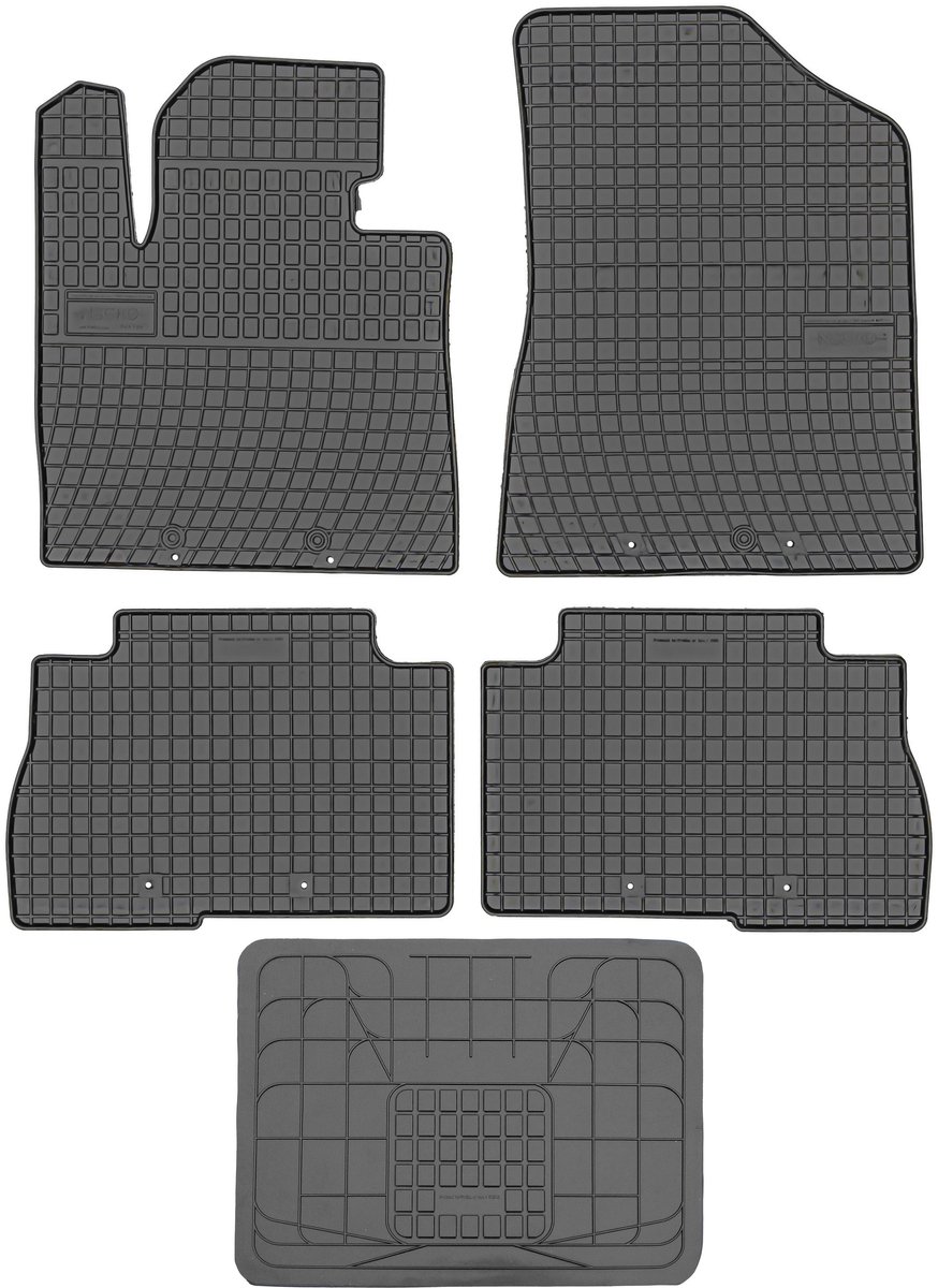 Frogum el Toro Serie - Rubberen Automatten - Kia Sorento II 2012-2015 - Zonder Stoppers - Universale Tunnelbescherming