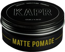 KAPR Matte Pomade – Haar Pomade Mannen – Waterbasis Styling Pomade – Matte Finish – Medium Hold – Voor Alle Haartypes – 135 ml
