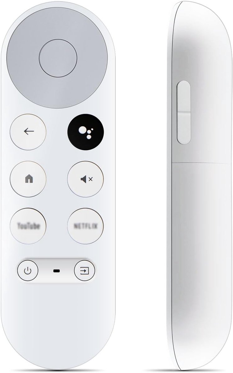 Bluetooth Spraakafstandsbediening voor Google Chromecast TV 4K en Google TV