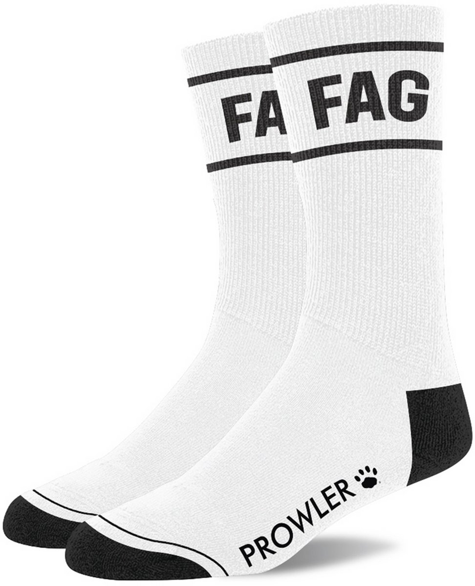 Prowler Red Fag Sokken -/ erotische geschenkset - Wit