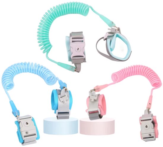 THAR Kinderveiligheidstuigje 2M - Polsband met Slot - Blauw — afbeelding 5