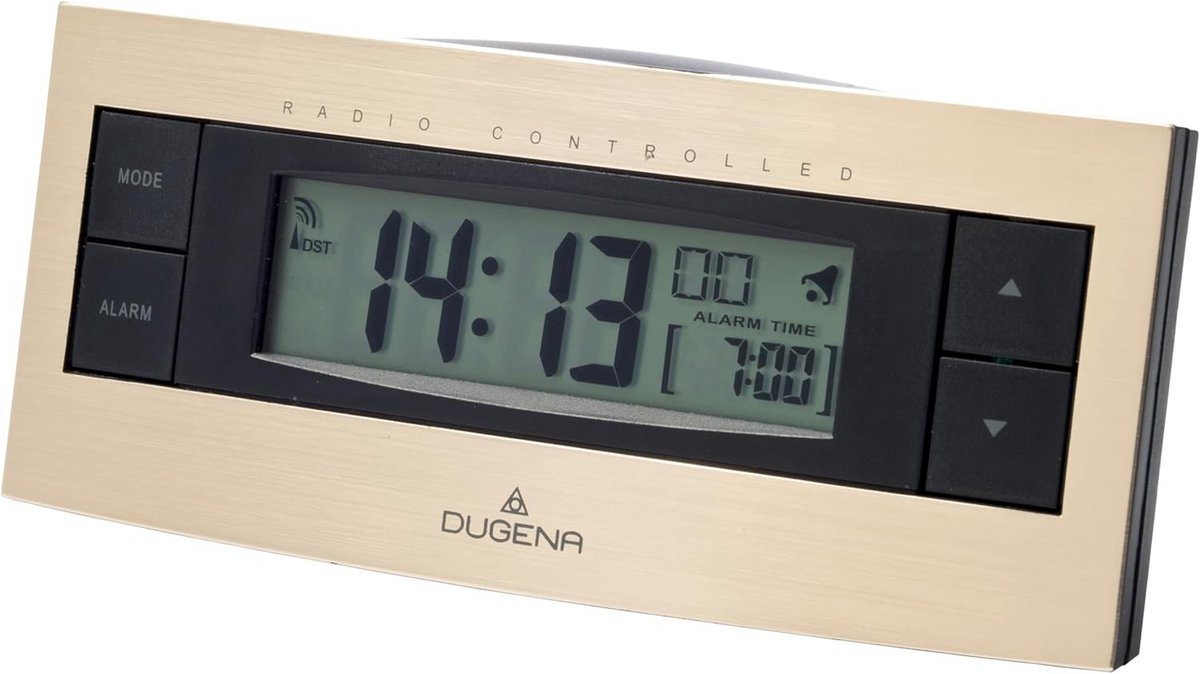 Digitale Wekkerradio met Radiosignaal (MEZ/CET), Geruisloos, Snooze en Displayverlichting