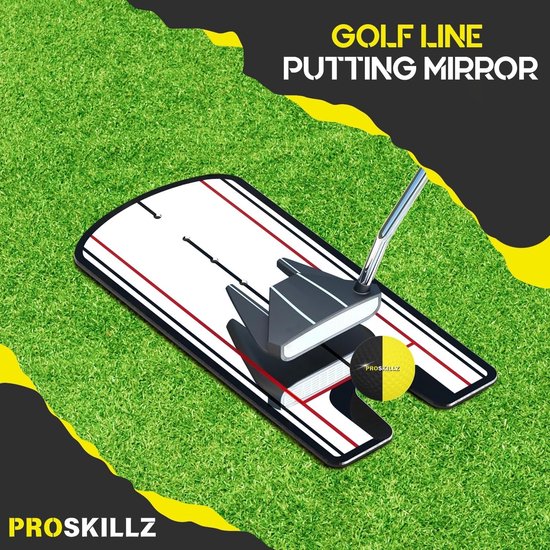 Professionele Golf Putting Spiegel Oefenmateriaal voor Uitlijning en Ooglijn van Merkloos — afbeelding 2