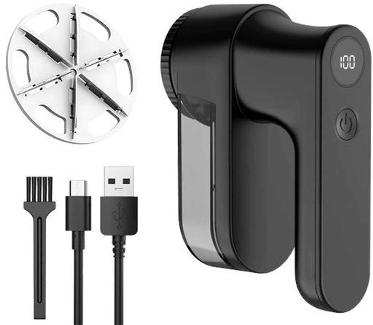 Nexxt Pluizenverwijderaar - USB Oplaadbaar