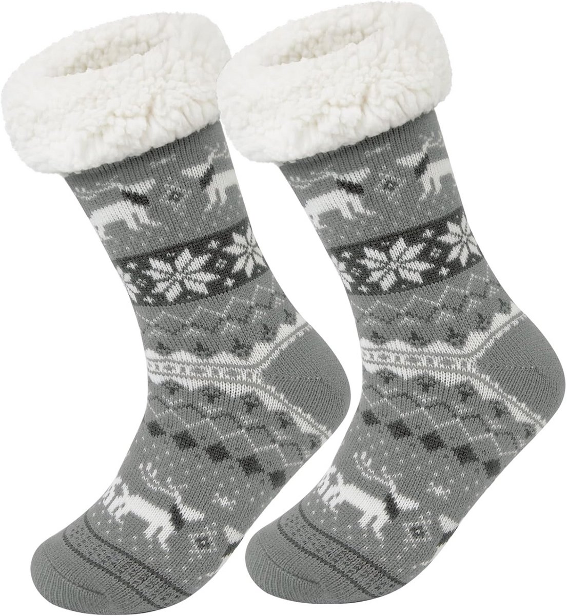 Warme Antislip Huissokken Dames Pluizig Comfortabel Winter Sokken Cadeau