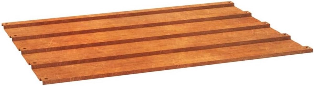Dakpan Platen Set - Duurzaam Cortenstaal - Roestlook - 60x44 cm