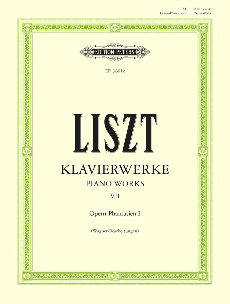 Klavierbewerkingen van Wagner Opera's Deel 7