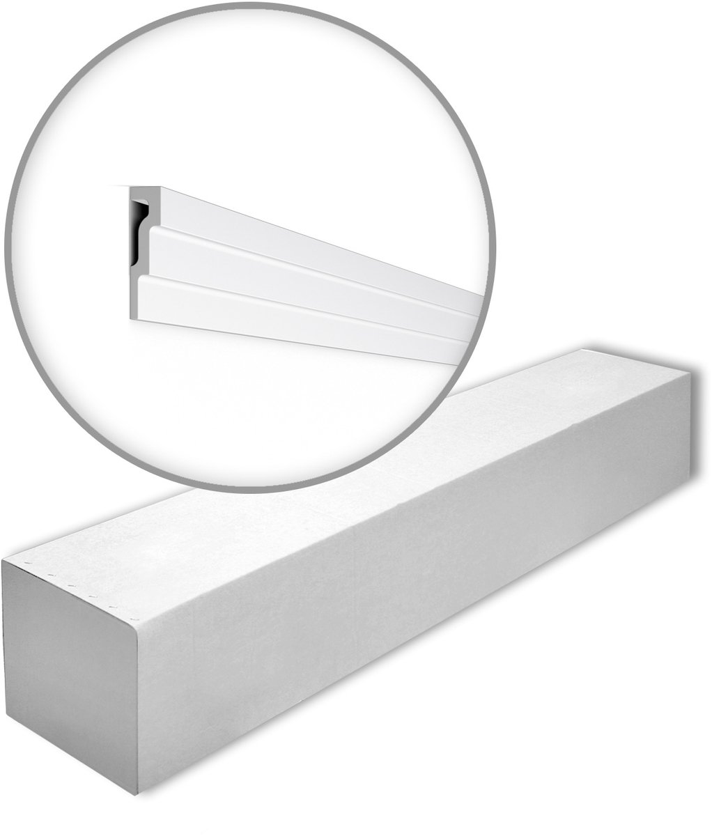 NMC M1-box NOMASTYL Noel Marquet 1 doos 42 stukken Kroonlijst modern design wit | 84 m