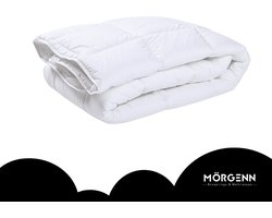 Mörgenn Luxe Hotel Dekbed The Original - Anti-Allergisch - Micropercale Tijk - Warmteklasse 1 t/m 4 - 4-Seizoenen Dubbel - Dekbed 240x220 cm
