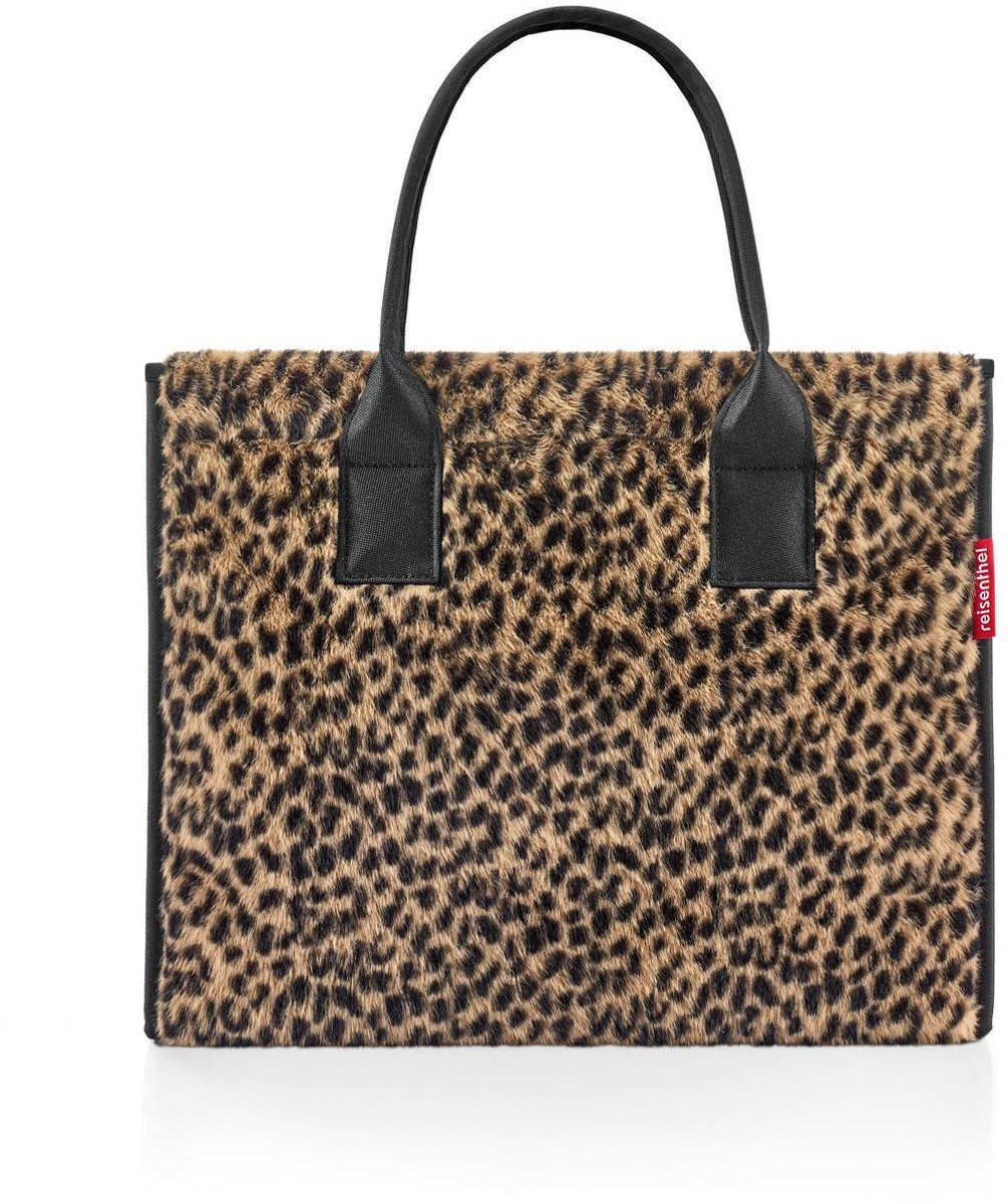 Reisenthel Daily Shopper - Schoudertas - 14L - Leo Fake Fur Bruin