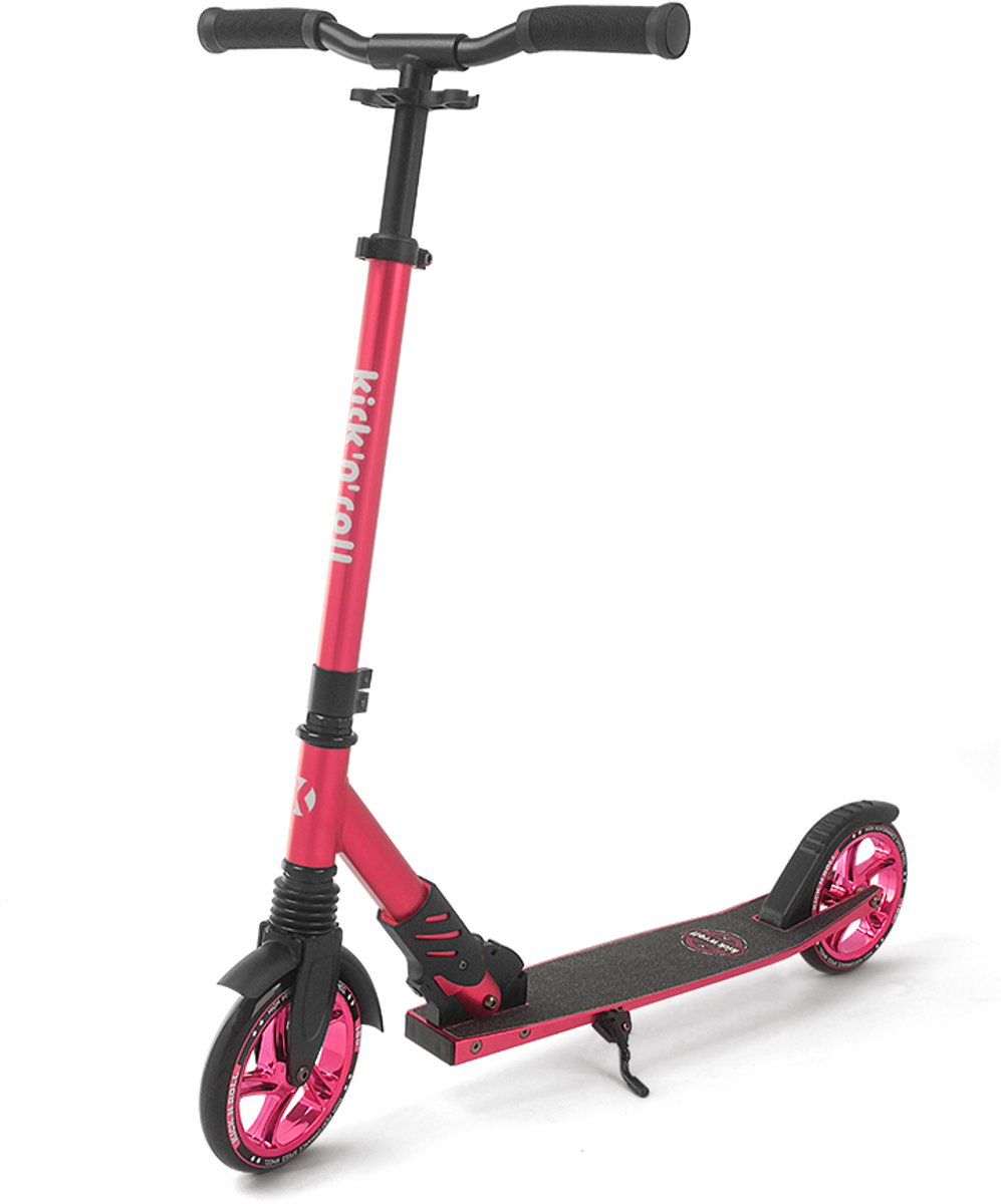 Kick’n’Roll A2-180 - Kinderstep - Opvouwbaar - Vering - 180 mm Wielen - Roze