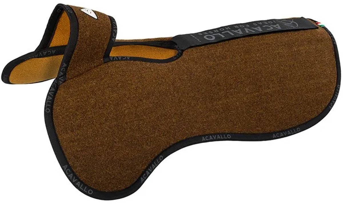 Acavallo Piuma Wfs Front Riser Halve Pad Bruin