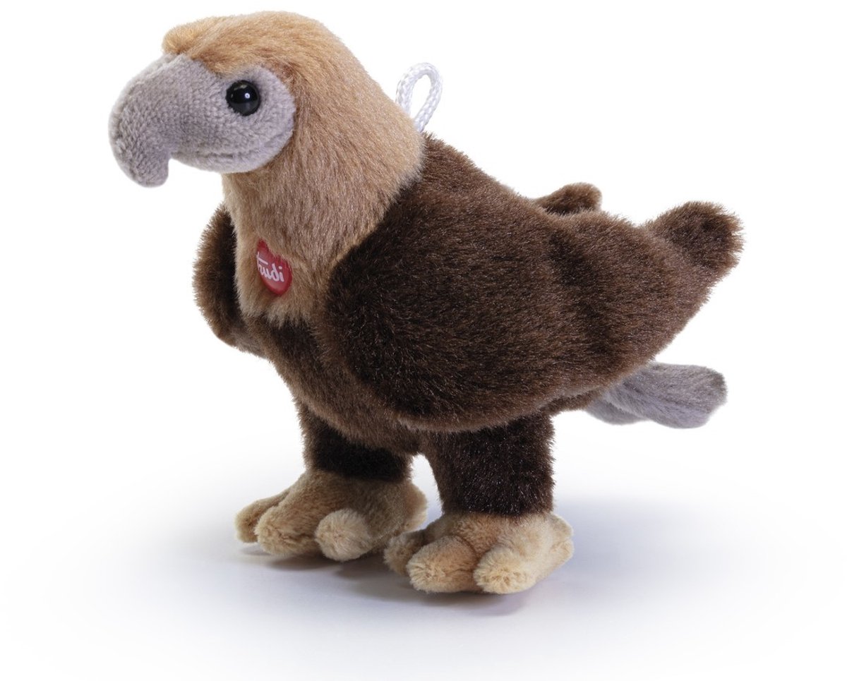 Trudi - Trudino Knuffel Arend 19 cm - Handgemaakt in Italië - Pluche knuffel - Knuffeldier voor jongens en meisjes - Bruin - 18x19x21 cm maat XS