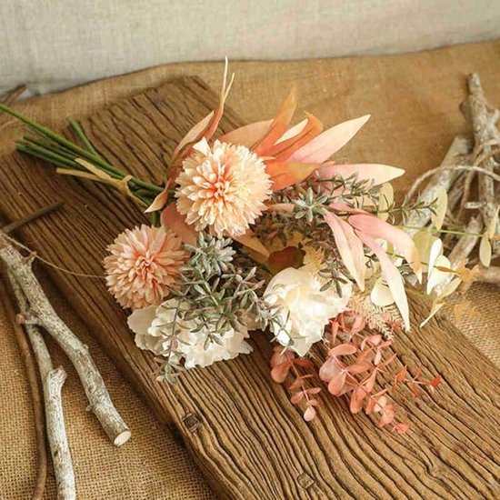 Kunstbloemen - Boeket - 44cm - Kunstplanten - Nepbloemen...