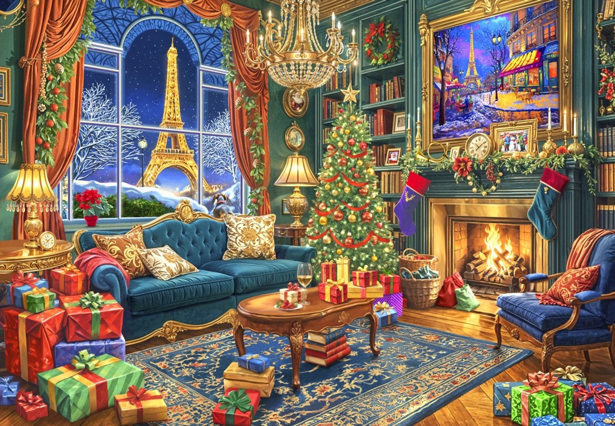 Bluebird Puzzle Christmas in Paris - 2,000 pieces.