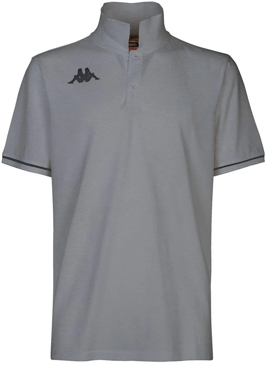 Kappa Barli Korte Mouw Poloshirt M Man Zwart