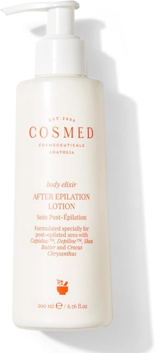 Cosmed After Epilation Serum 100ml – Vermindert Haargroei – Kalmeert Geïrriteerde Huid – Hydrateert Intens – Vegan & Hypoallergeen – Zonder Parfum – Voor Wax & Laser Aftercare