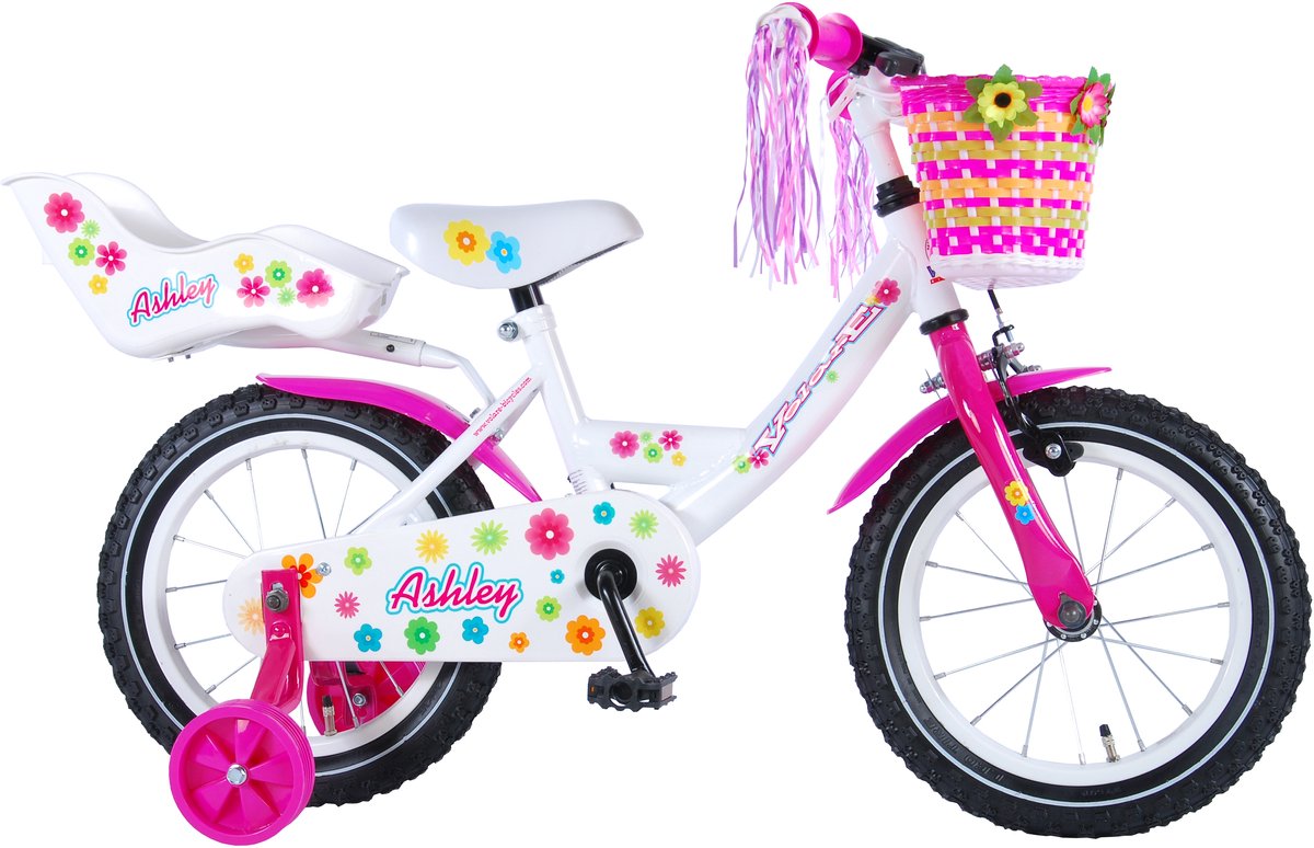 Kinderfiets Ashley Doll carrier 14 inch