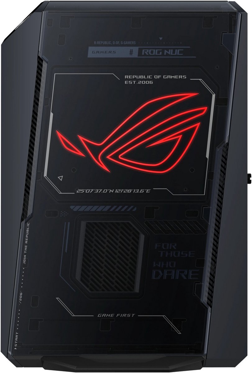 ASUS ROG NUC RNUC15JNK9X28AA2 - Mini-PC - Intel Core Ultra 9 275HX - NVIDIA GeForce RTX 5080 - 32 GB DDR5 - 2 TB SSD - Wi-Fi 7 - Windows 11 Home - Zwart thumbnail 7