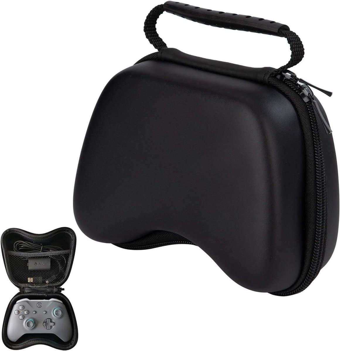 Opbergtas voor gamecontroller - Draagbare houder voor PS5, PS4, Xbox - Beschermende draagtas met afmetingen 15,5 x 11 x 7 cm