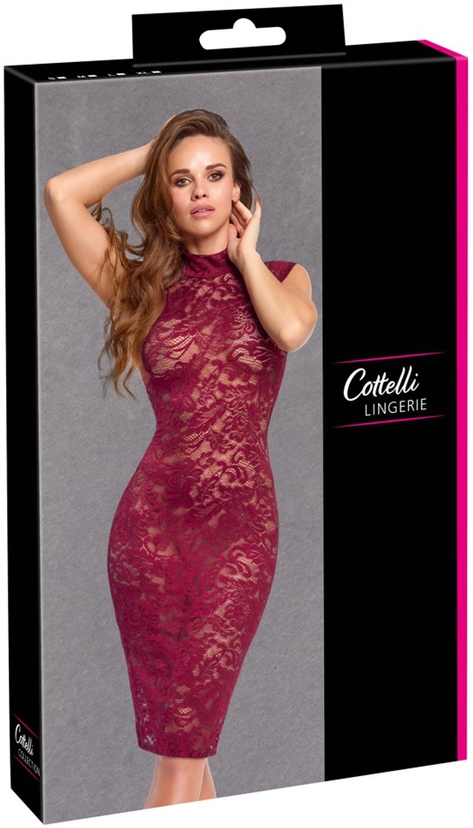 Lace Jurk Rood M