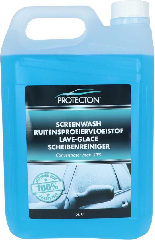 Protecton Ruitensproeiervloeistof - Antivries Ruitenvloeistof -40°C - Concentraat- 5 Liter