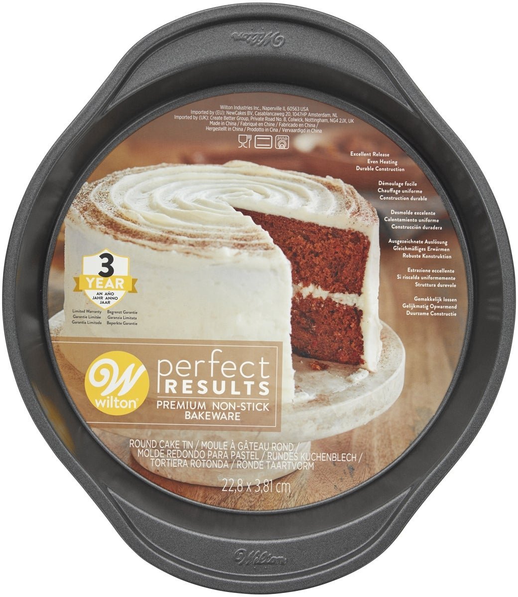 Wilton Perfect Results Round Non-Stick Cake Pan 228cm x 38