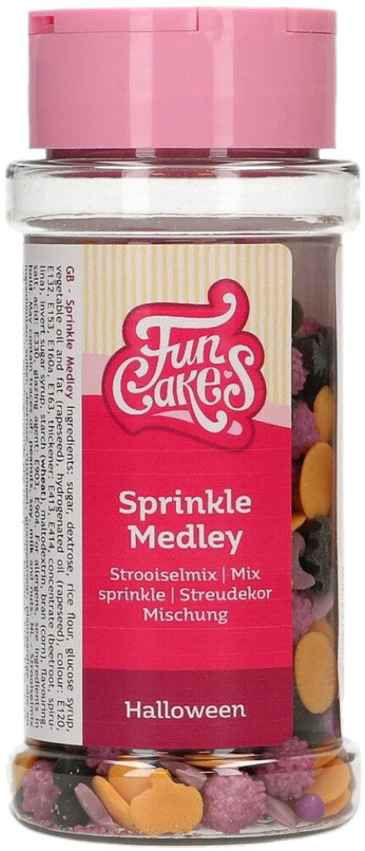 FunCakes Sprinkle Medley - Halloween - 50g - Eetbare Taartdecoratie