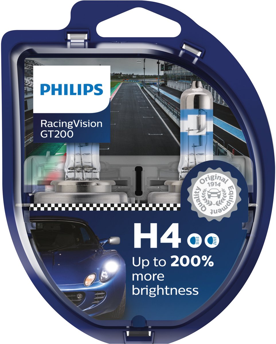 Philips Autolamp 12342RGTS2 Halogeenlamp RacingVision H4 60/55 W 12 V – foto 6