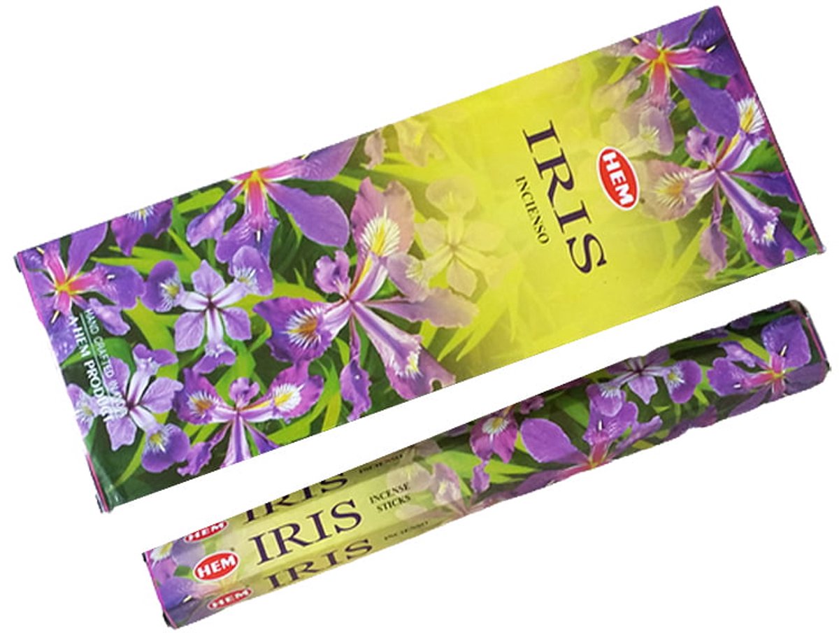HEM Wierook - Iris - Slof (6 pakjes/120 stokjes) Transparant