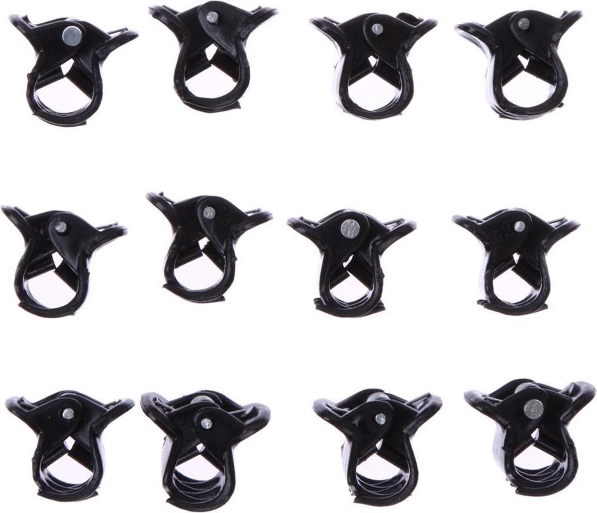 100 Stuks Mini Haarklemmen Zwart - Hair Clips - Haaraccessoire - Haarklem