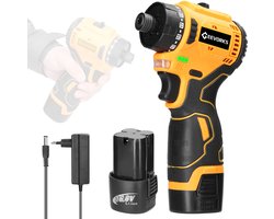 Borstelloze Accu Boormachine – 16.8V 55Nm – 1500rpm 2 Snelheden – 2x 1300mAh Batterijen – LED Werklicht – Thuis & Klussen