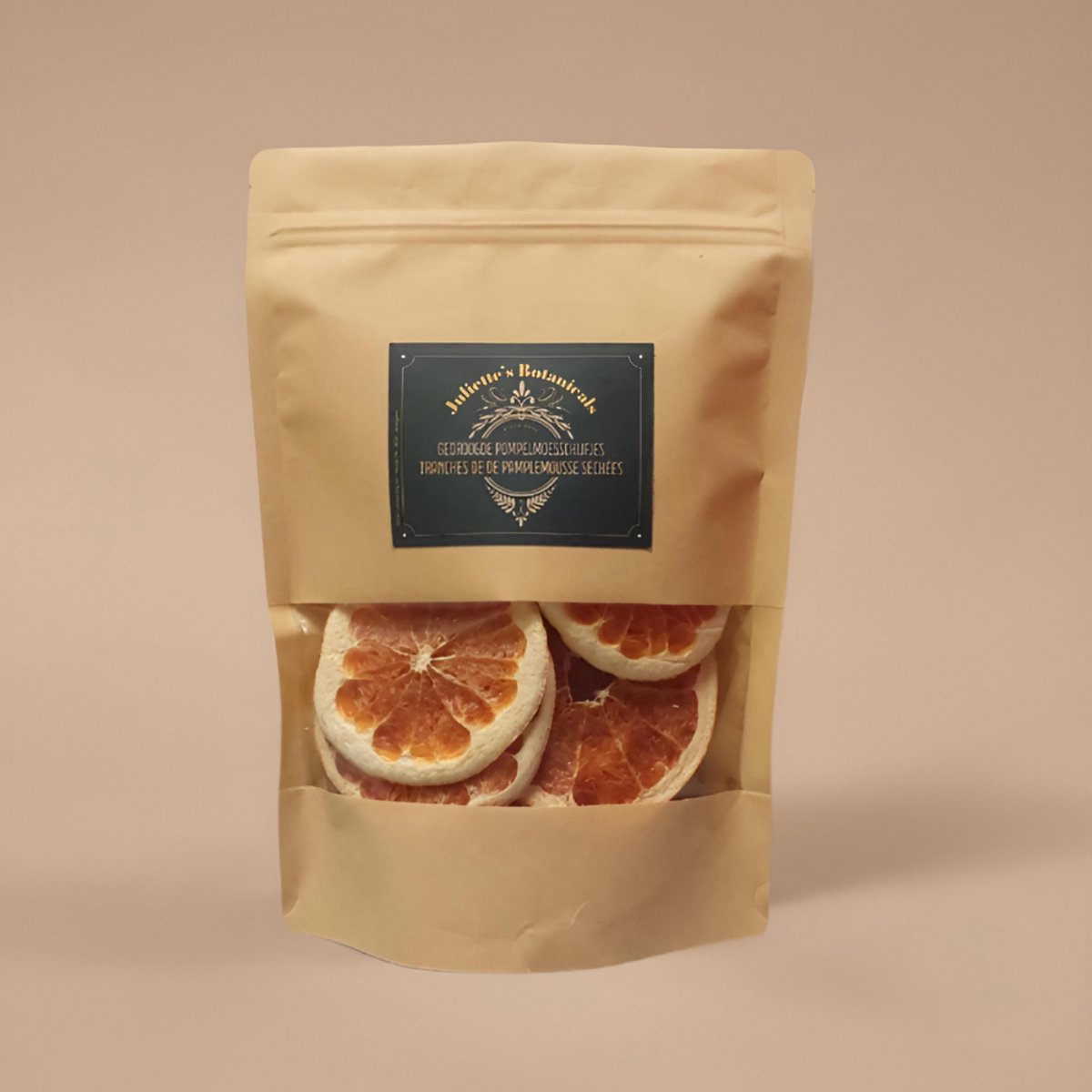 Juliette's Botanicals - Gedroogde pompelmoesschijfjes - stazak 150 gram