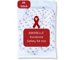 Amarelle Safety Red Ribbon condooms - maat 54 (36 condooms)