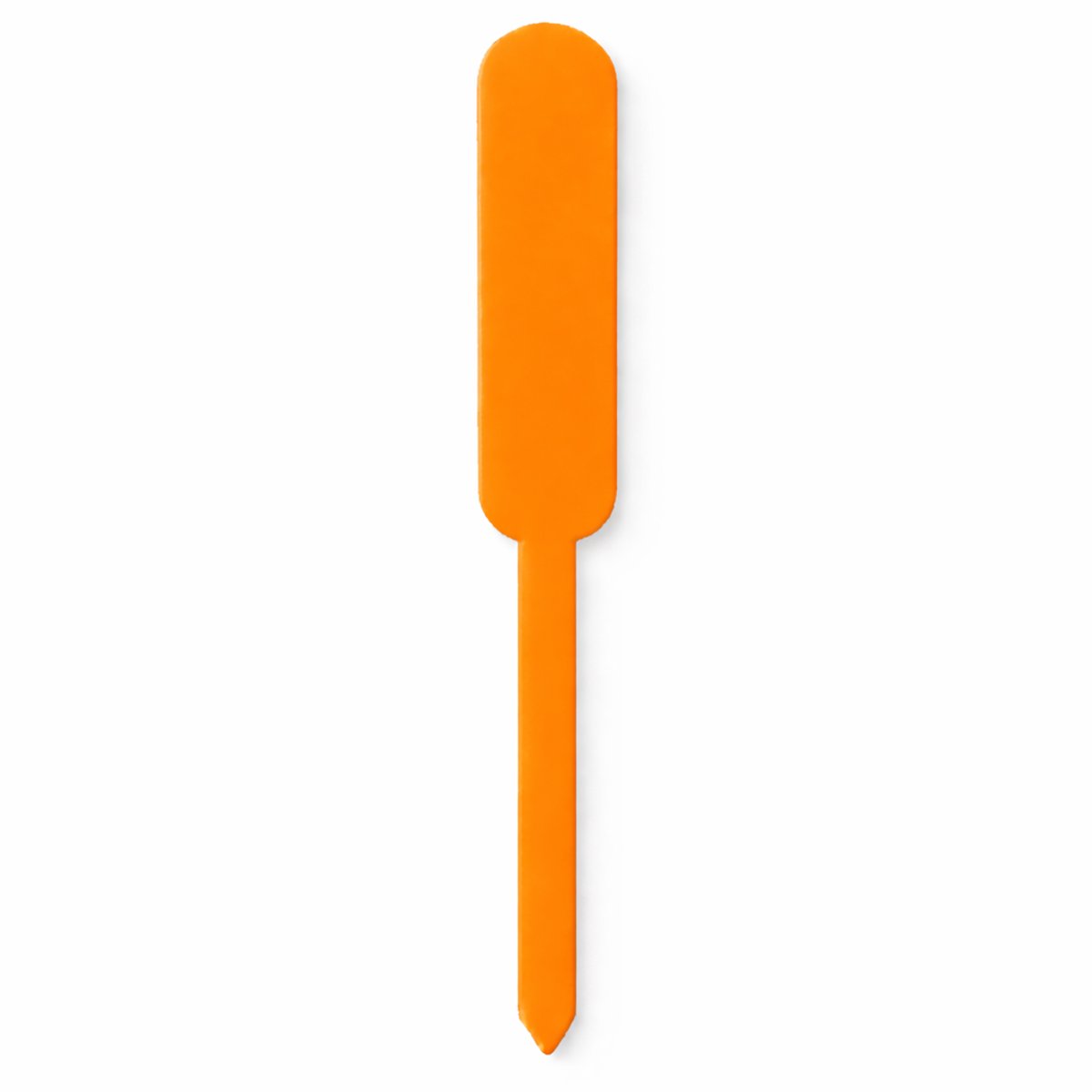 S&D | Plastic notitie bordjes - 50 stuks - Oranje - Prijs / Tuin labels - Waterbestendige Plantsteker
