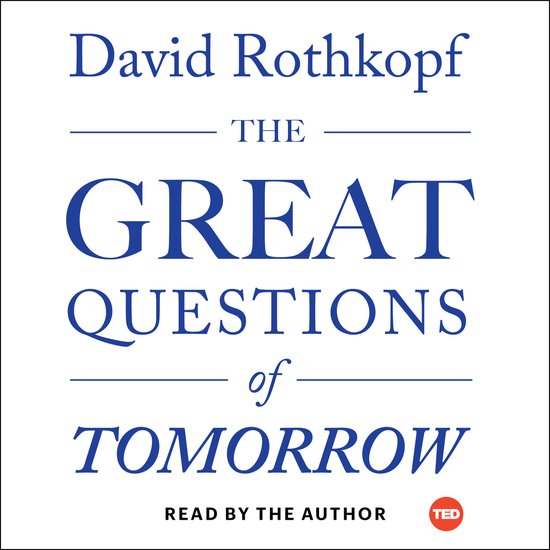 TED Books-The Great Questions of Tomorrow - cover