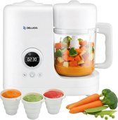 Delugo® Baby Blender - 5-in-1 Babyvoeding maker - Flessenwarmer - Incl. 2 Bakjes - 300ml - Baby Stomer en Blender - Baby cooker - Baby Foodprocessor - Baby Cook