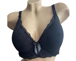 Dames Beha - 8802D - met kant 90D zwart