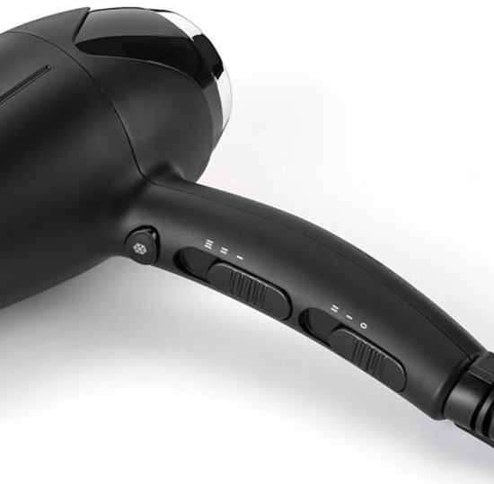 BaByliss Turbo Smooth 2200 Fohn D572DE - Ionische Anti-Pluis - Föhn met diffuser (150mm) - 2200 Watt - Haardroger - Coolshot