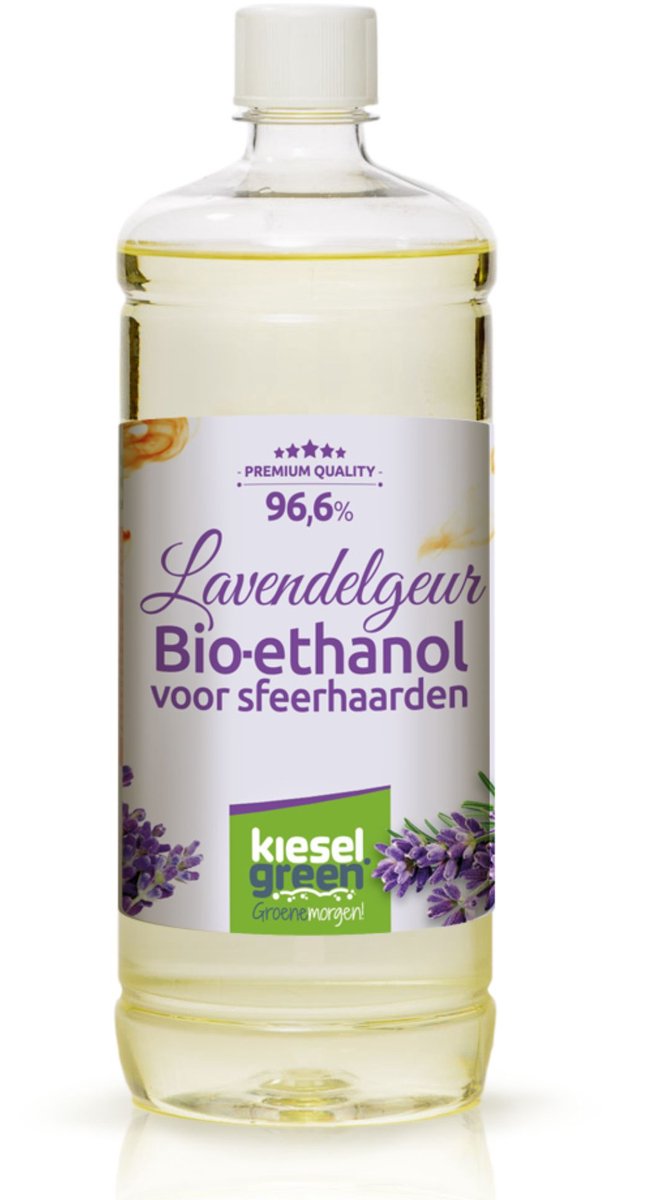 Bio-Ethanol met Lavendelgeur -PREMIUM- bioethanol -biobrandstof - 1 liter