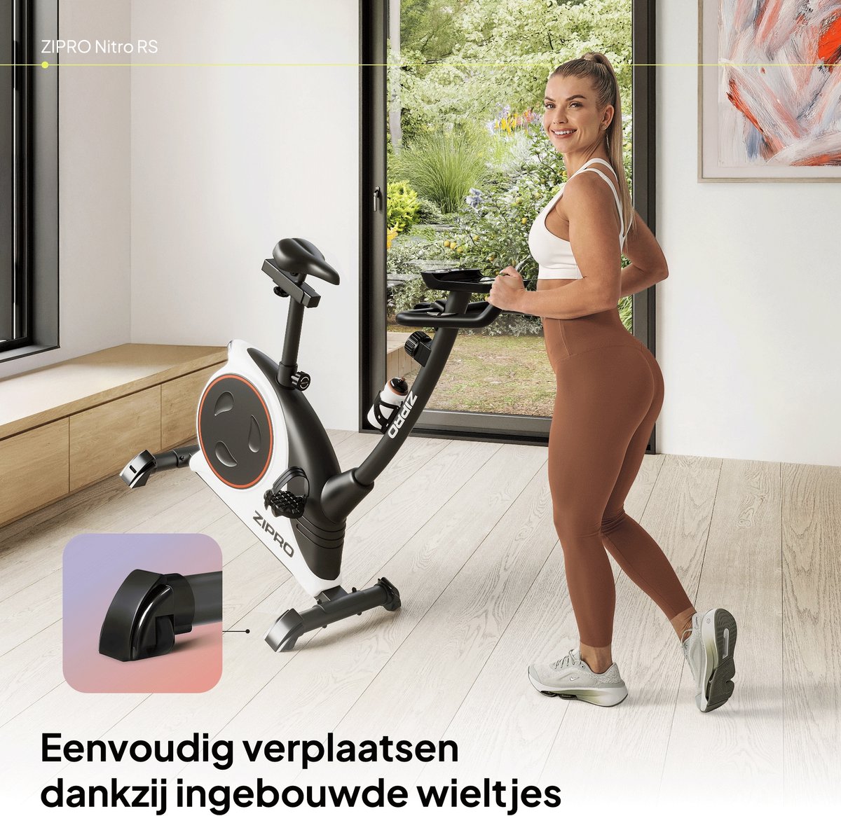 Zipro Nitro RS Hometrainer Magnetisch met Hartslagsensoren - afbeelding 3