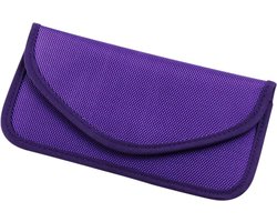 RFID Beschermhoes Autosleutel – Keyless Entry Bescherming tegen Diefstal – Signaal Blokkerende Faraday Tas – Anti Autodiefstal Sleutel Hoes - Paars